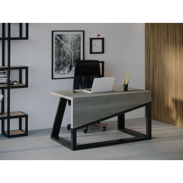 

Компьютерный стол Skandi Wood SW092 Аризона 135 х 80 х 75 см Массив Ясень Темно-Cерый (SW092138075DaarrAsh)