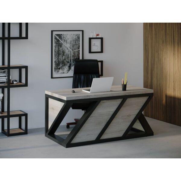 

Компьютерный стол Skandi Wood SW072 Алабама 135 х 80 х 75 см Массив Ясень Серый (SW072138075GrarrAsh)