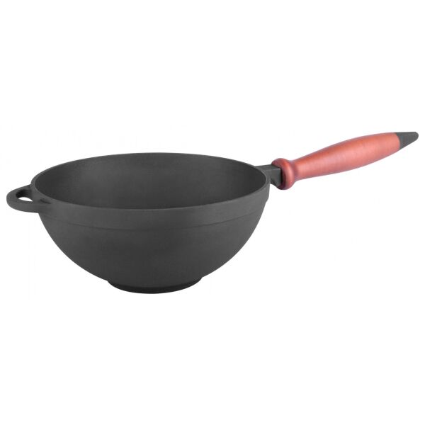 

Кастрюля чугунная Ситон WOK с деревянной ручкой (1,7 л)