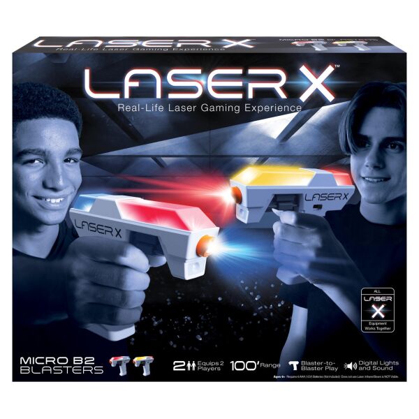 

Игровой набор для лазерных боев Lazer X Micro для двух игроков (87906)