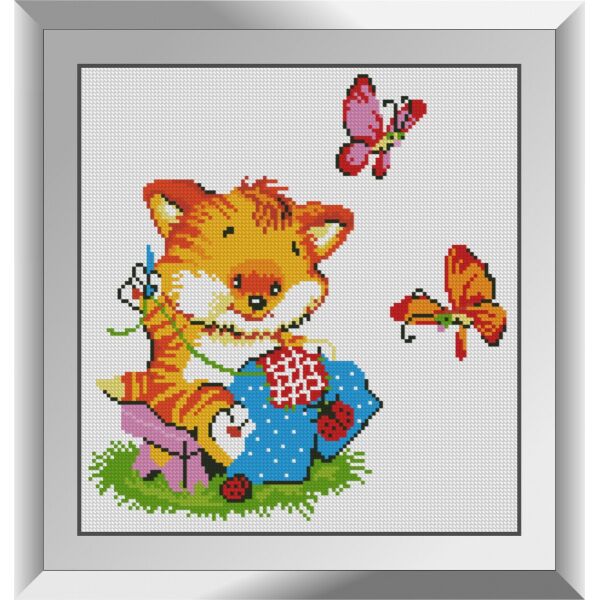 

31489 Вышиваю. Dream Art. Набор алмазной живописи (квадратные, полная)