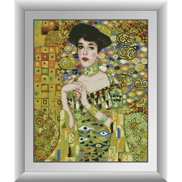 

30519 Портрет Адели Блох-Бауэр. Густав Климт. Dream Art. Набор алмазной живописи (квадратные, полная)