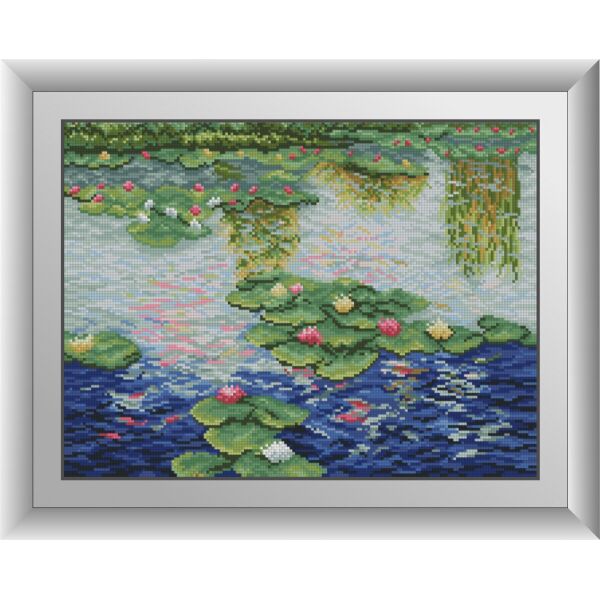 

30632 Кувшинки. Клод Моне. Dream Art. Набор алмазной живописи (квадратные, полная)