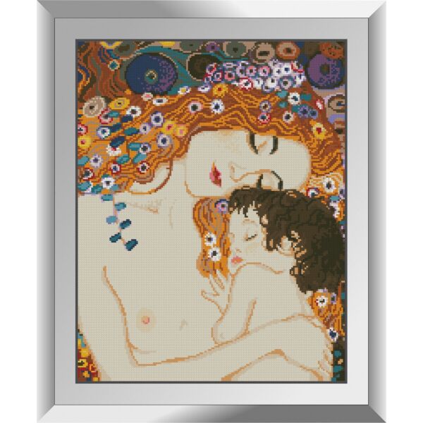 

31597 Мать и дитя. Климт. Dream Art. Набор алмазной живописи (квадратные, полная)