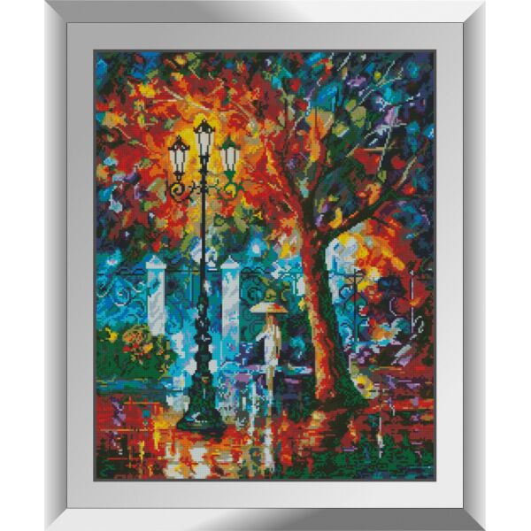 

31596 Мелодия дождя. Dream Art. Набор алмазной живописи (квадратные, полная)