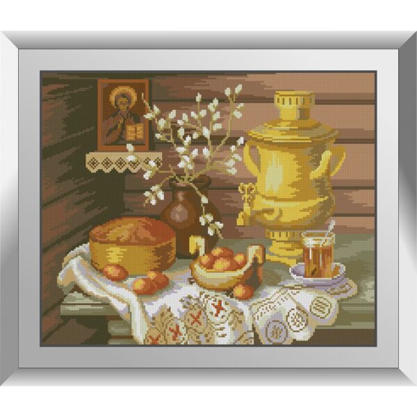 

31471 Пасхальный натюрморт. Dream Art. Набор алмазной живописи (квадратные, полная)