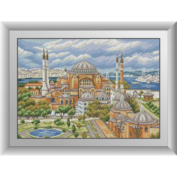 

30993 Святая София. Стамбул. Dream Art. Набор алмазной живописи (квадратные, полная)
