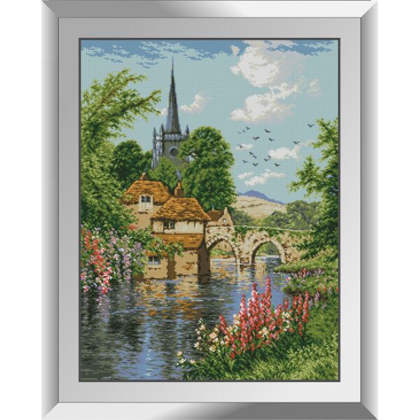 

31409 Английский пейзаж. Dream Art. Набор алмазной живописи (квадратные, полная)