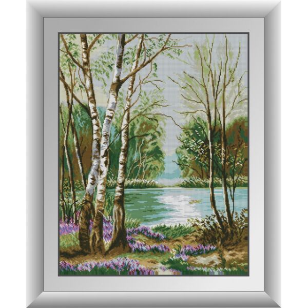 

30884 Пробуждение весны. Dream Art. Набор алмазной живописи (квадратные, полная)