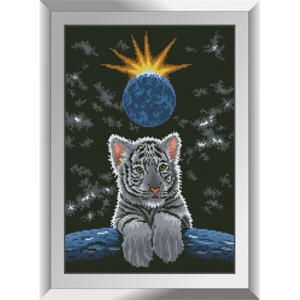 

31336 Покоритель мира (тигренок). Dream Art. Набор алмазной живописи (квадратные, полная)