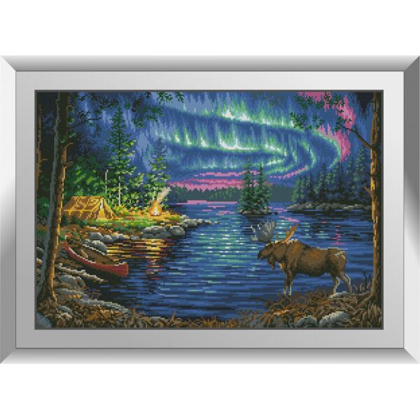 

31087 Северное сияние. Dream Art. Набор алмазной живописи (квадратные, полная)