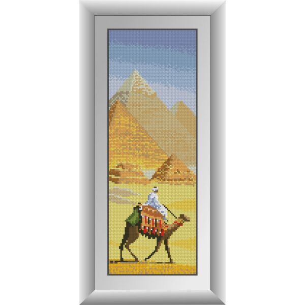 

30664 Египетские пирамиды. Dream Art. Набор алмазной живописи (квадратные, полная)