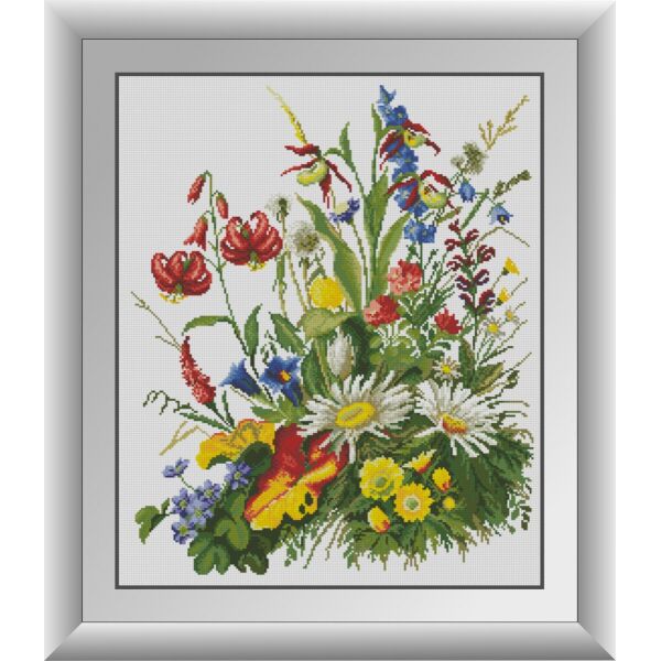 

30788 Полевые краски. Dream Art. Набор алмазной живописи (квадратные, полная)
