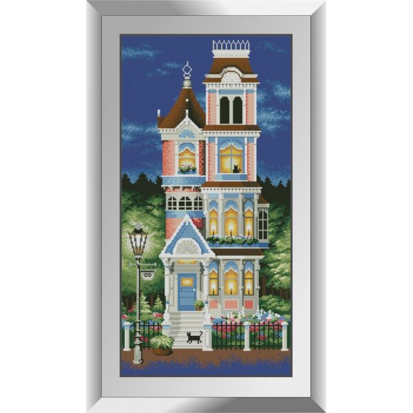 

30023 Викторианский шарм. Dream Art. Набор алмазной живописи (квадратные, полная)