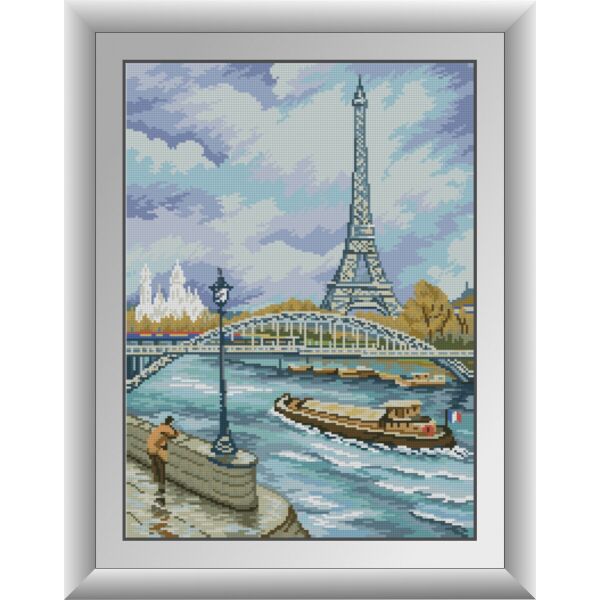 

30854 Парижская прогулка. Dream Art. Набор алмазной живописи (квадратные, полная)