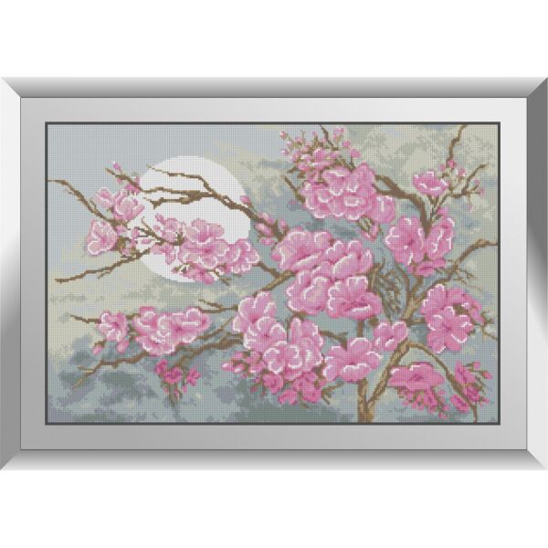 

31542 Ветка сакуры. Dream Art. Набор алмазной живописи (квадратные, полная)