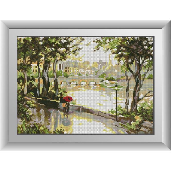 

30328 Прогулка в Париже. Dream Art. Набор алмазной живописи (квадратные, полная)
