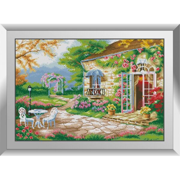 

31576 Романтический сад. Dream Art. Набор алмазной живописи (квадратные, полная)
