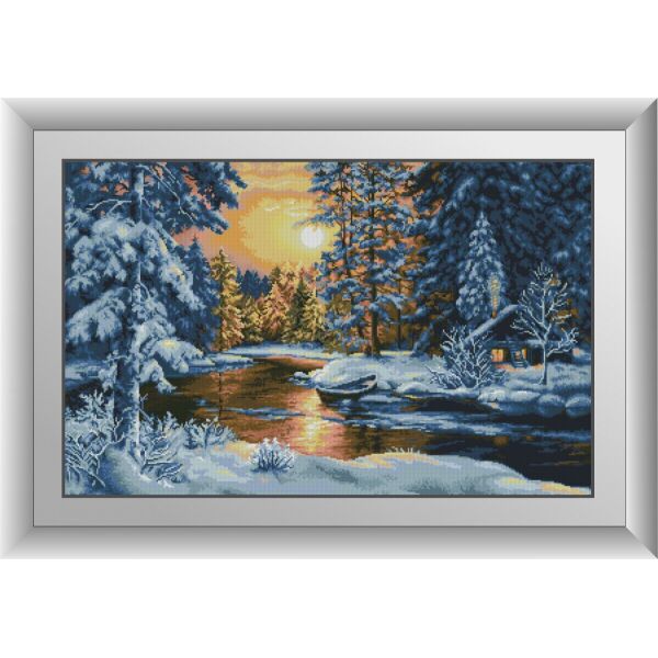 

30874 Зимняя сказка. Dream Art. Набор алмазной живописи (квадратные, полная)