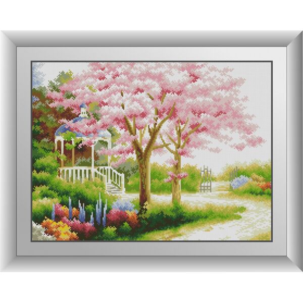 

30452 Весенний сад. Dream Art. Набор алмазной живописи (квадратные, полная)