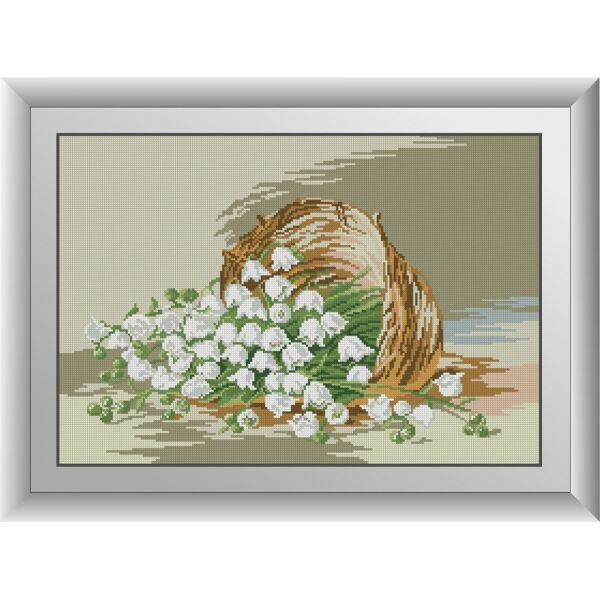 

30881 Подснежники. Dream Art. Набор алмазной живописи (квадратные, полная)