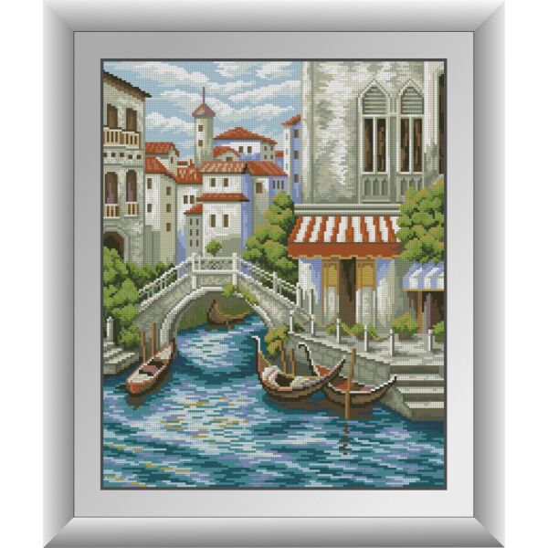 

30651 Улица в Венеции. Dream Art. Набор алмазной живописи (квадратные, полная)