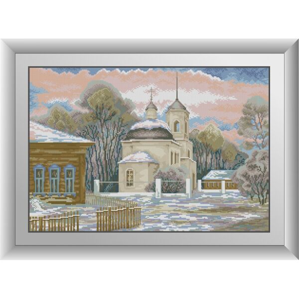 

30907 Морозное утро. Dream Art. Набор алмазной живописи (квадратные, полная)