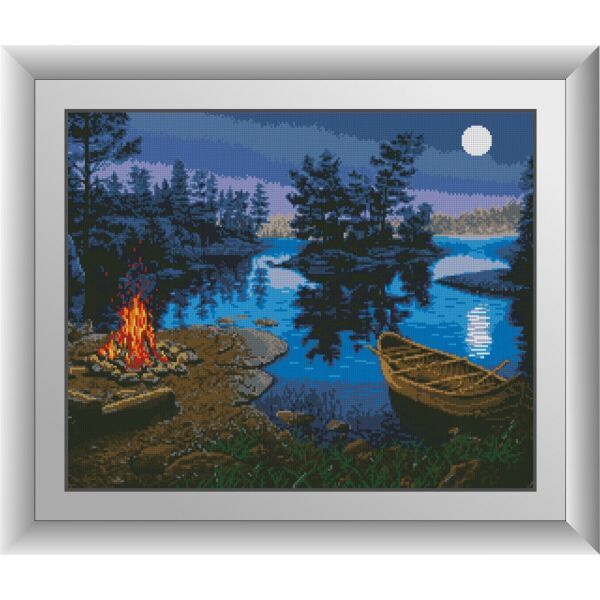 

30459 На берегу. Dream Art. Набор алмазной живописи (квадратные, полная)