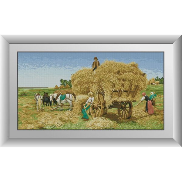 

30913 Сенокос. Dream Art. Набор алмазной живописи (квадратные, полная)