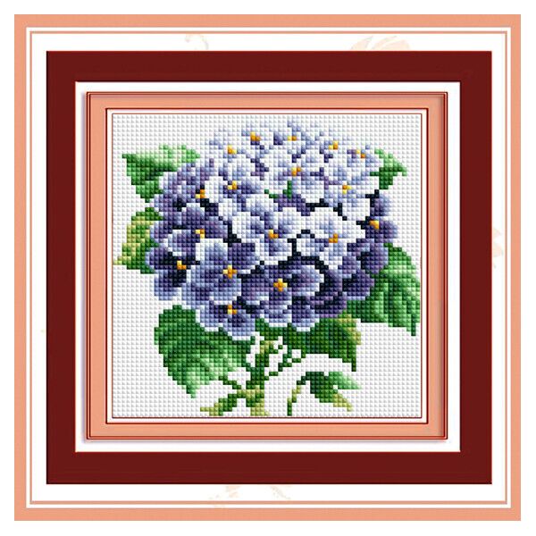 

30177 Букетик с гортензией. Dream Art. Набор алмазной живописи (квадратные, полная)
