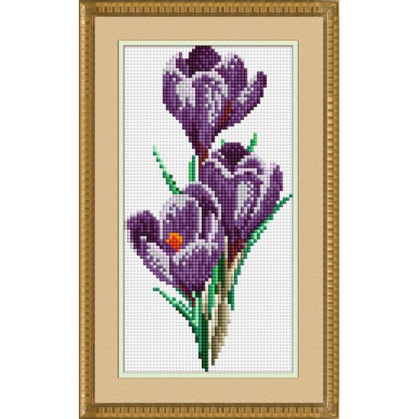 

30359 Крокусы. Dream Art. Набор алмазной живописи (квадратные, полная)