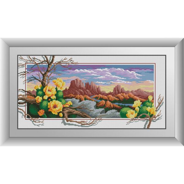 

30977 Панорама. Dream Art. Набор алмазной живописи (квадратные, полная)