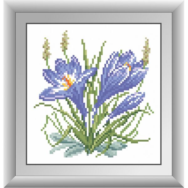 

30564 Крокус. Dream Art. Набор алмазной живописи (квадратные, полная)