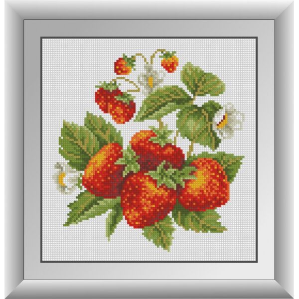 

30223 Клубника. Dream Art. Набор алмазной живописи (квадратные, полная)