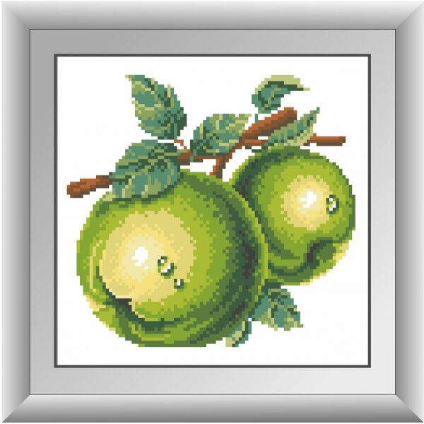 

30248 Яблочки. Dream Art. Набор алмазной живописи (квадратные, полная)