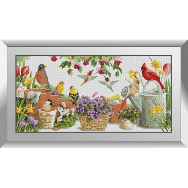 

31492 Птичье царство. Dream Art. Набор алмазной живописи (квадратные, полная)