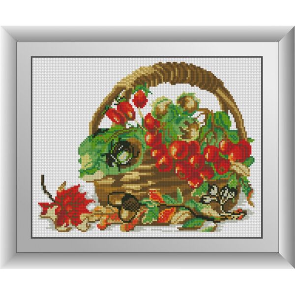 

30556 Рябина. Dream Art. Набор алмазной живописи (квадратные, полная)