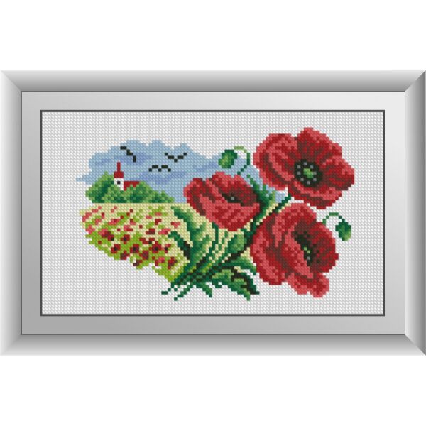 

30809 Июль. Dream Art. Набор алмазной живописи (квадратные, полная)