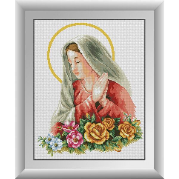 

30789 Пресвятая Дева Мария. Dream Art. Набор алмазной живописи (квадратные, полная)
