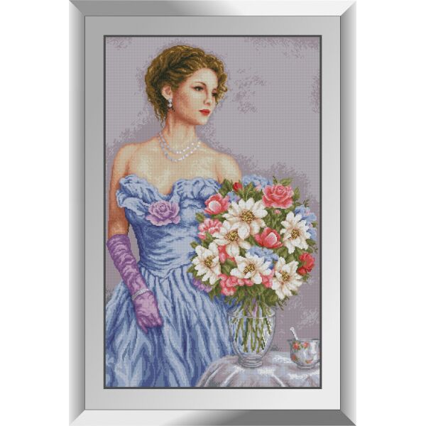 

31536 Приглашение к чаю. Dream Art. Набор алмазной живописи (квадратные, полная)