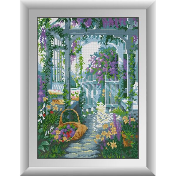 

30793 Сад. Dream Art. Набор алмазной живописи (квадратные, полная)
