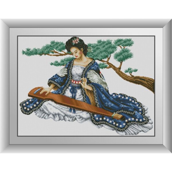 

31047 Японская мелодия. Dream Art. Набор алмазной живописи (квадратные, полная)