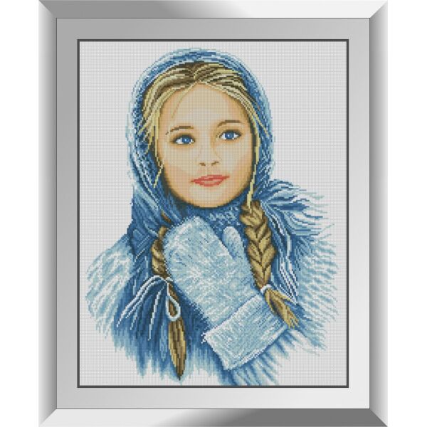 

31456 Зимняя красавица. Dream Art. Набор алмазной живописи (квадратные, полная)