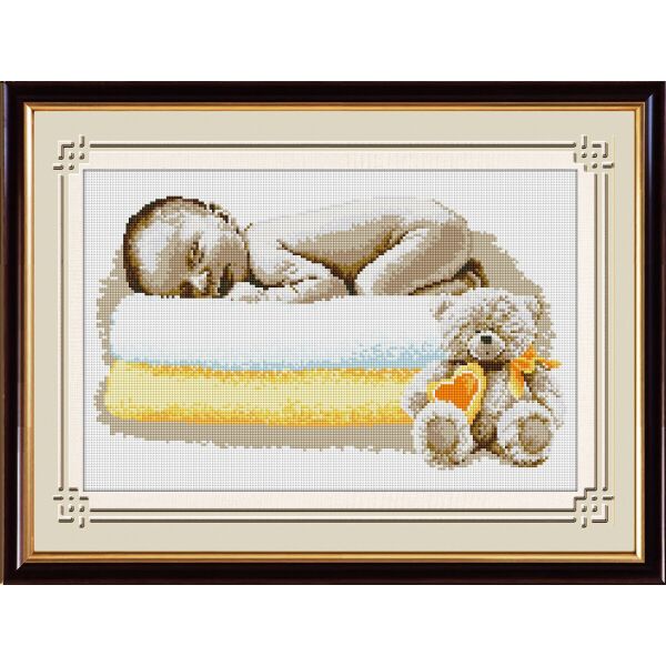 

30561 Сладкий сон малыша. Dream Art. Набор алмазной живописи (квадратные, полная)