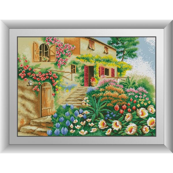 

30426 Вилла. Dream Art. Набор алмазной живописи (квадратные, полная)