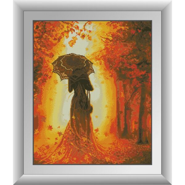 

30643 Осенняя мелодия. Dream Art. Набор алмазной живописи (квадратные, полная)