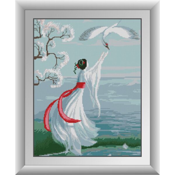 

30950 Журавлиный зов. Dream Art. Набор алмазной живописи (квадратные, полная)