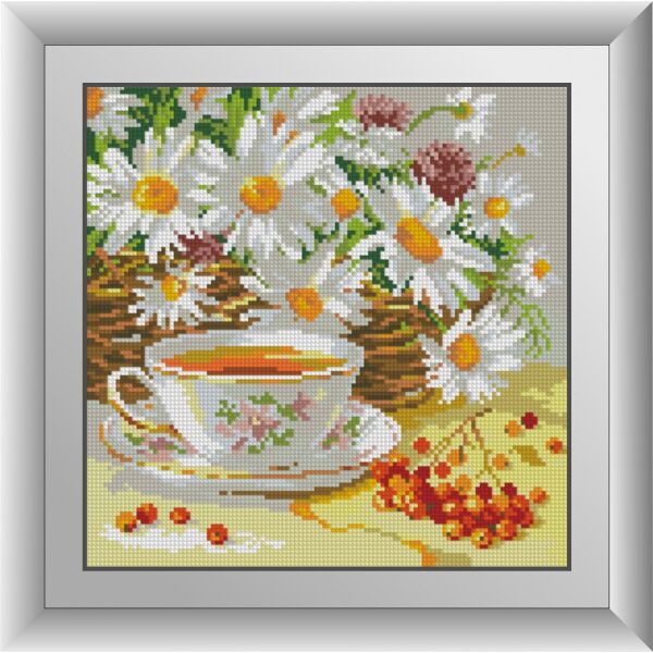 

30277 Полуденный чай. Dream Art. Набор алмазной живописи (квадратные, полная)