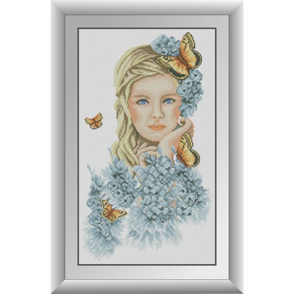 

30849 Желтые бабочки. Dream Art. Набор алмазной живописи (квадратные, полная)