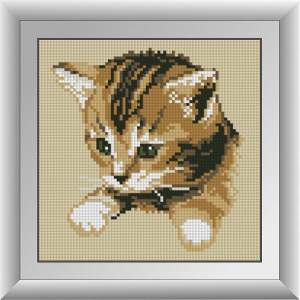 

30153 Котенок. Dream Art. Набор алмазной живописи (квадратные, полная)